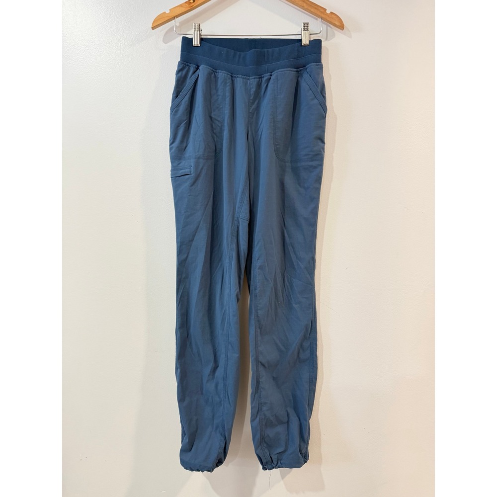 Title Nine Clamber Pants Womens 4 Blue Hiking Climbing Joggers Cargo Pocket